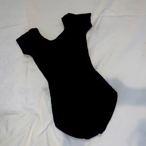Capezio black leotard